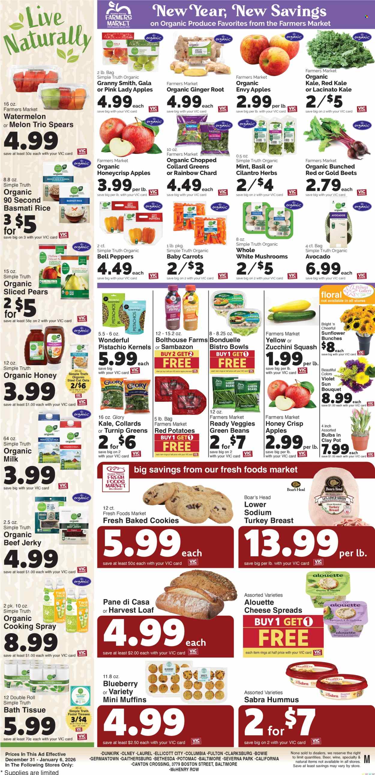 Harris Teeter ad - 12/31/2025 - 01/06/2026. Page 13