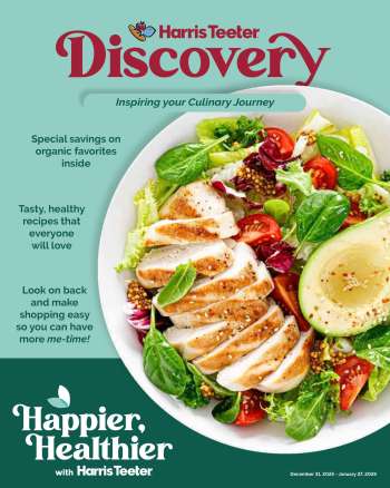 Harris Teeter Flyer - 12/31/2025 - 01/27/2026.