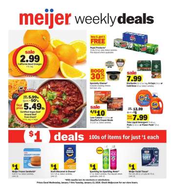 Meijer Flyer - 01/07/2026 - 01/13/2026.