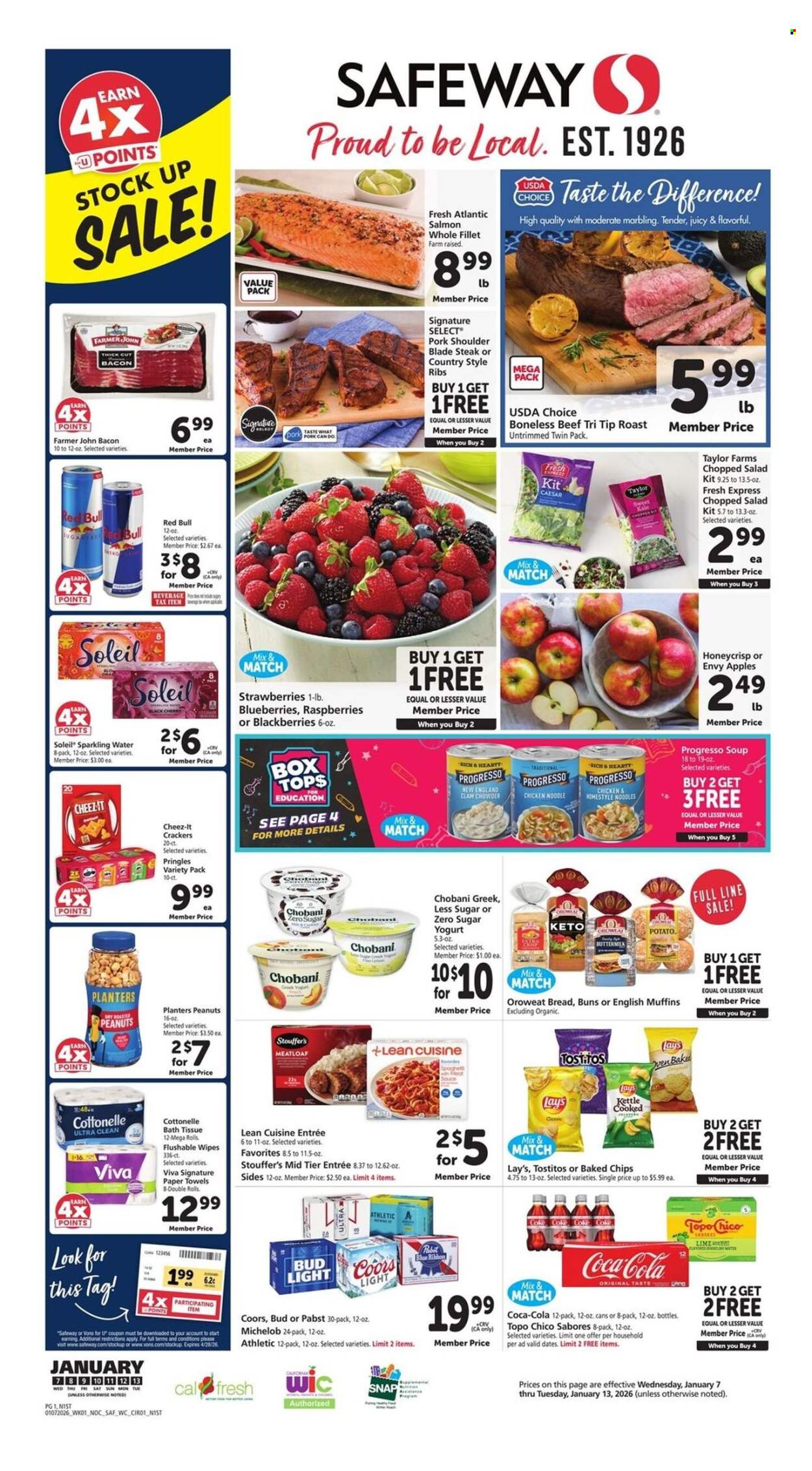 Safeway ad - 01/07/2026 - 01/13/2026. Page 1