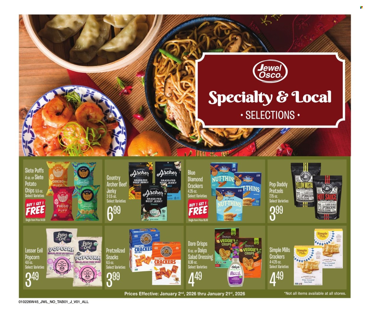 Jewel Osco ad - 01/02/2026 - 01/21/2026. Page 1