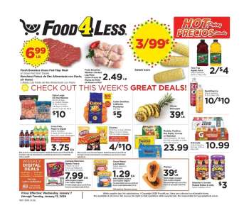 Food 4 Less Flyer - 01/07/2026 - 01/13/2026.
