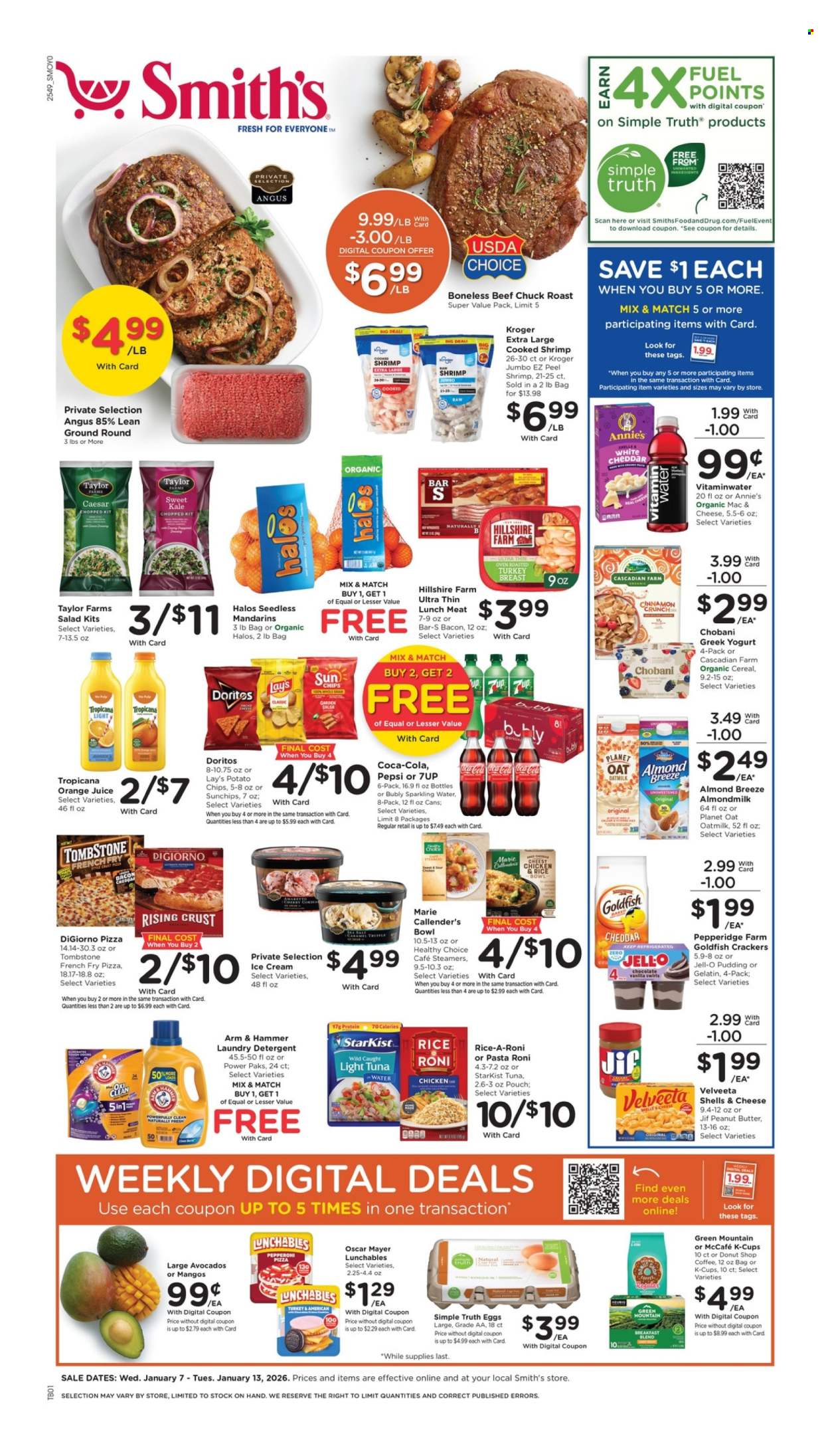 Smith's ad - 01/07/2026 - 01/13/2026. Page 1