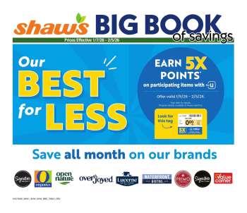 Shaw’s Flyer - 01/07/2026 - 02/05/2026.