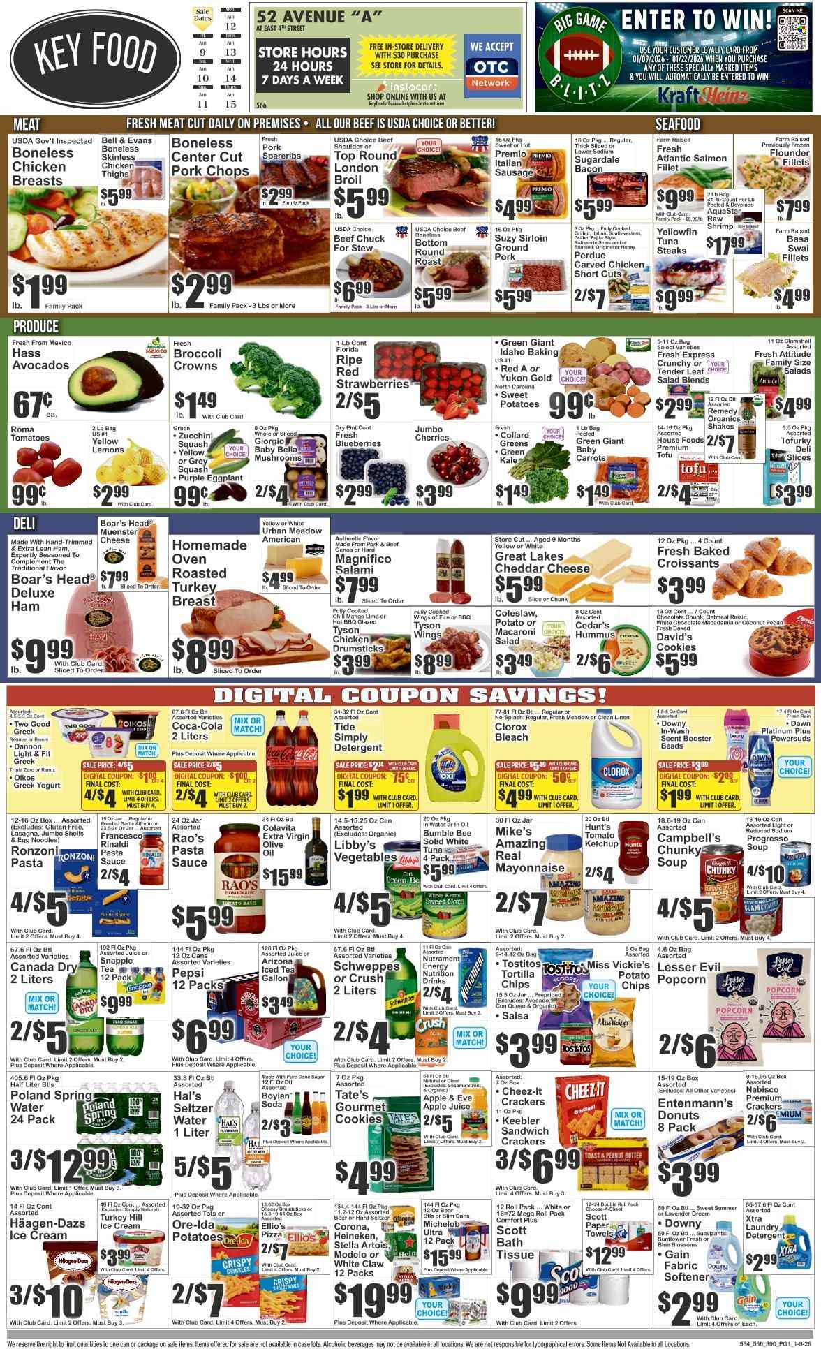 Key Food ad - 01/09/2026 - 01/15/2026. Page 1