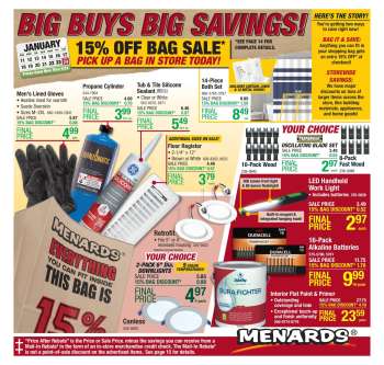Menards Flyer - 01/11/2026 - 01/24/2026.
