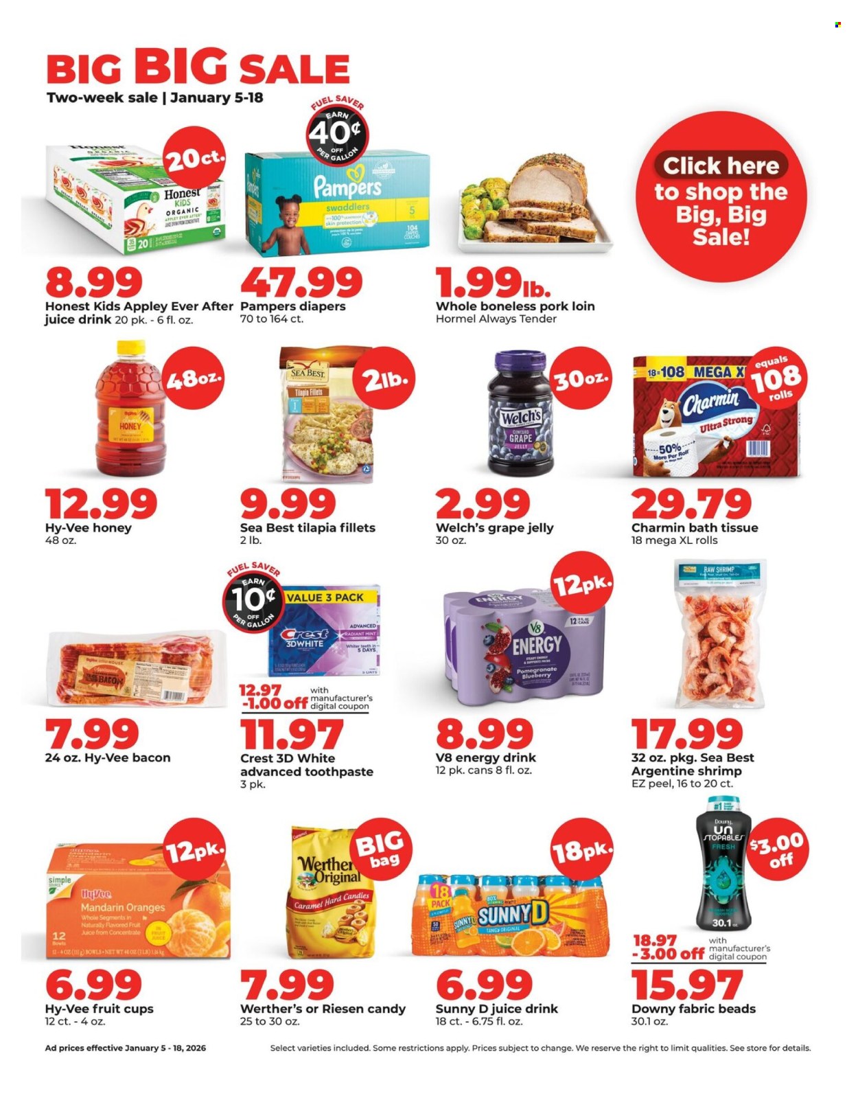 Hy-Vee ad - 01/12/2026 - 01/18/2026. Page 20