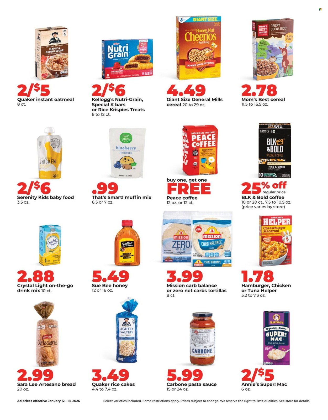 Hy-Vee ad - 01/12/2026 - 01/18/2026. Page 22