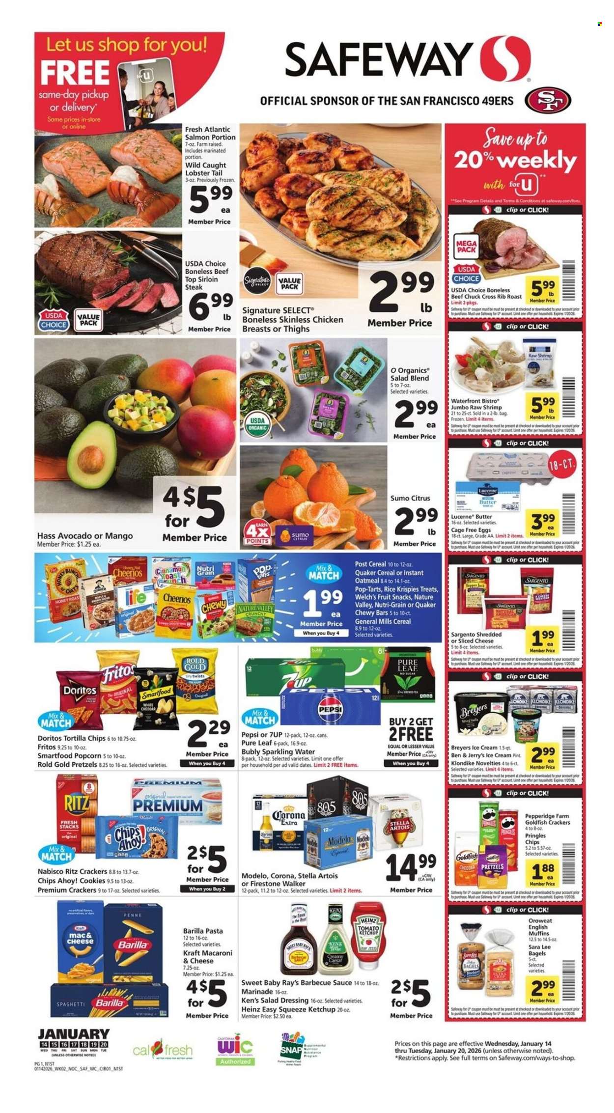 Safeway ad - 01/14/2026 - 01/20/2026. Page 1