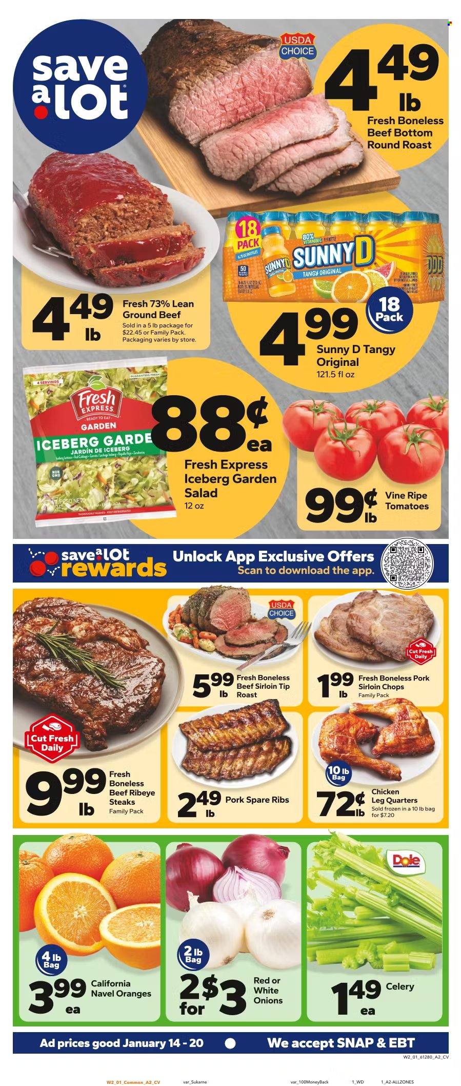 Save a Lot ad - 01/14/2026 - 01/20/2026. Page 1