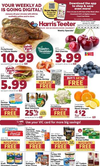 Harris Teeter Flyer - 01/14/2026 - 01/20/2026.