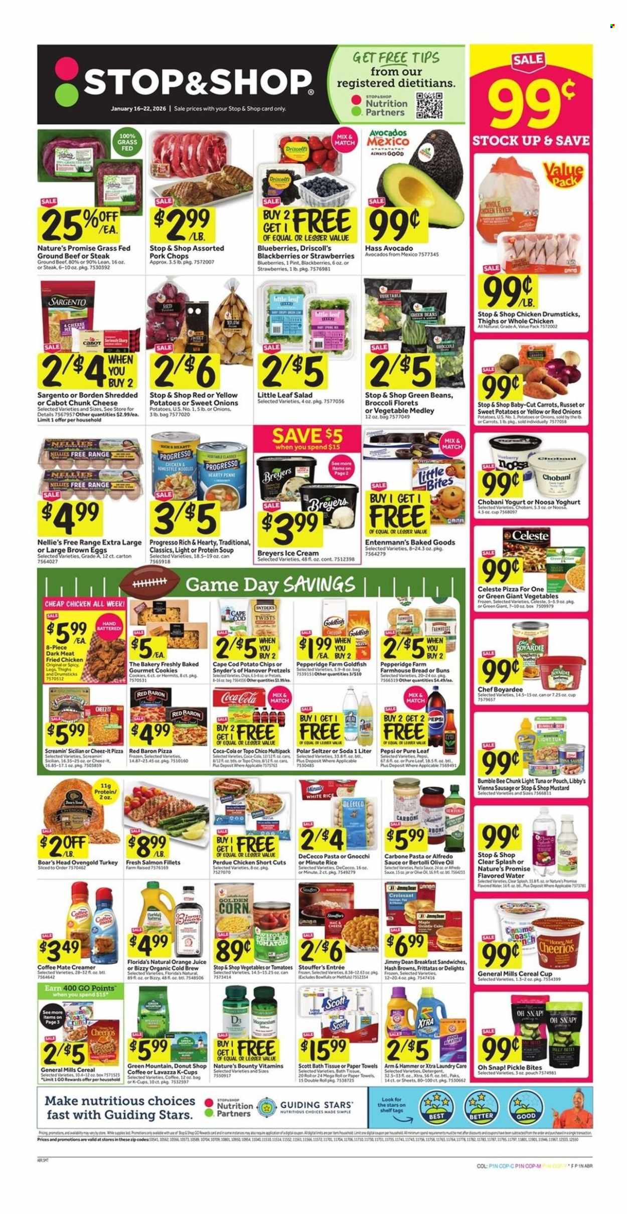 Stop & Shop ad - 01/16/2026 - 01/22/2026. Page 1