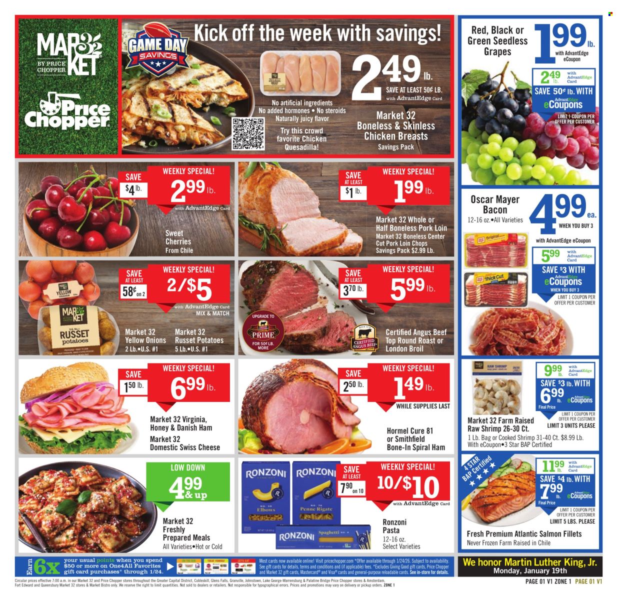 Price Chopper ad - 01/18/2026 - 01/24/2026. Page 1