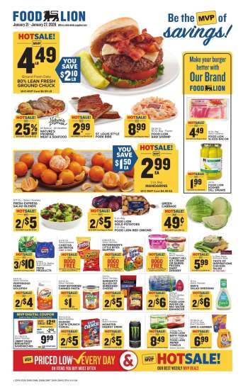 Food Lion Flyer - 01/21/2026 - 01/27/2026.