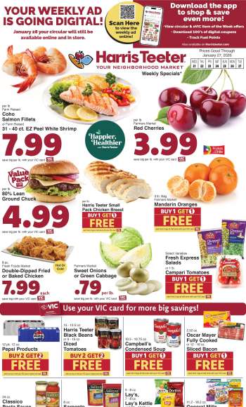 Harris Teeter Flyer - 01/21/2026 - 01/27/2026.