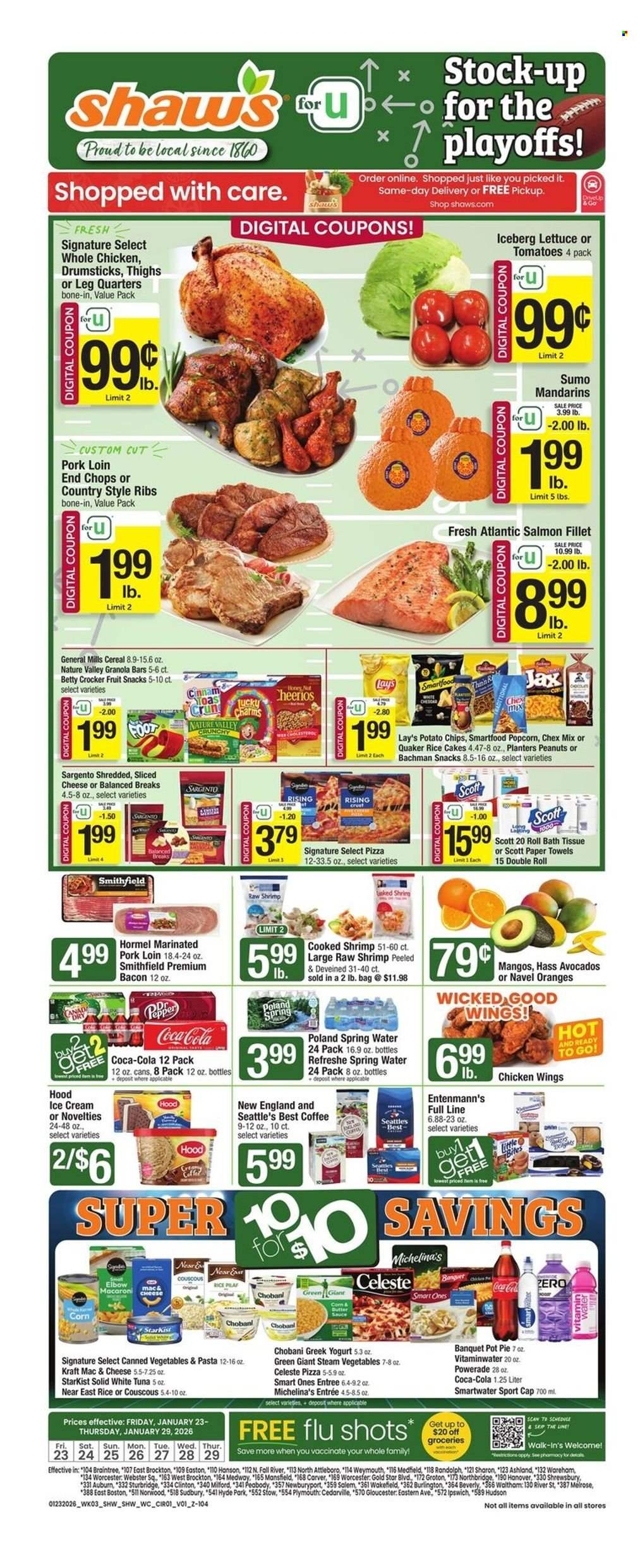 Shaw’s ad - 01/23/2026 - 01/29/2026. Page 1