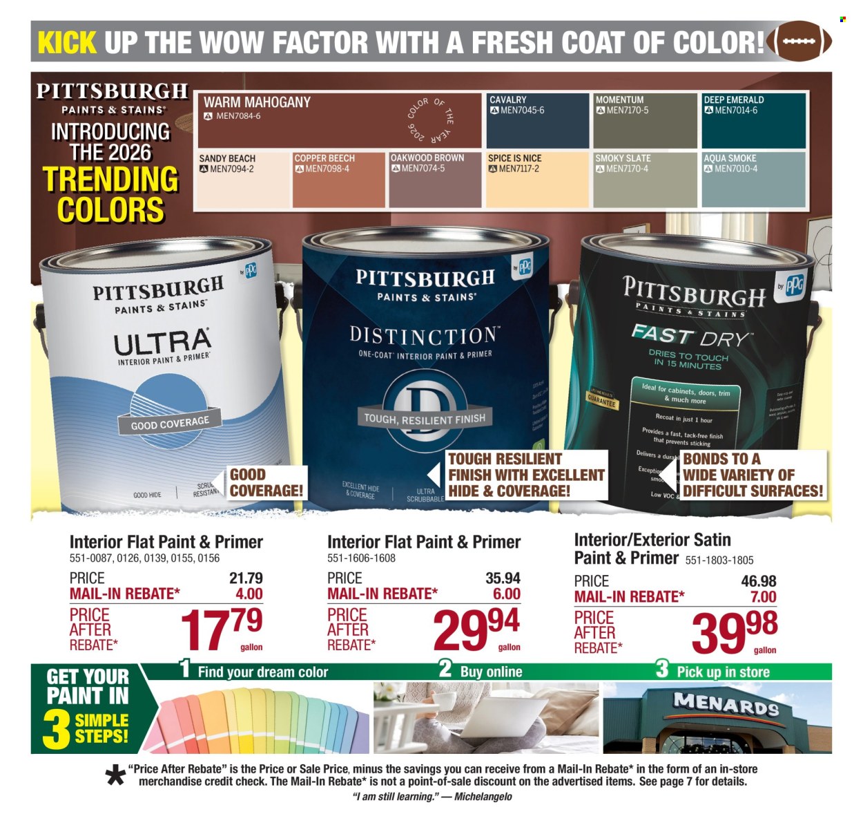 Menards ad - 01/29/2026 - 02/08/2026. Page 7