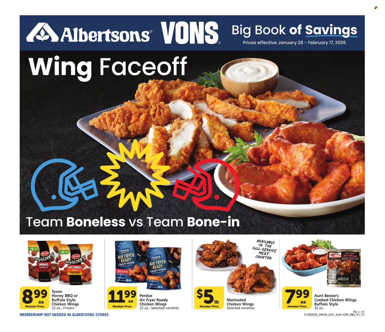 Albertsons ad - 01/28/2026 - 02/17/2026. Page 1