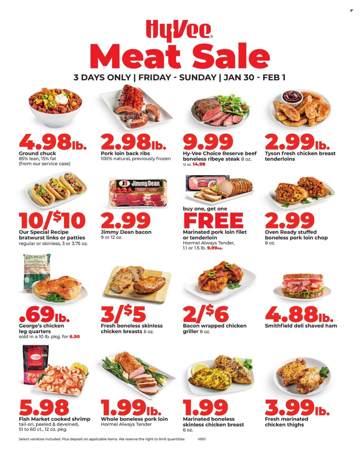 Hy-Vee ad - 01/30/2026 - 02/01/2026. Page 1