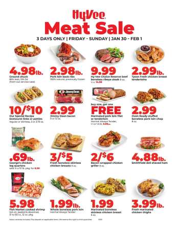 Hy-Vee Flyer - 01/30/2026 - 02/01/2026.