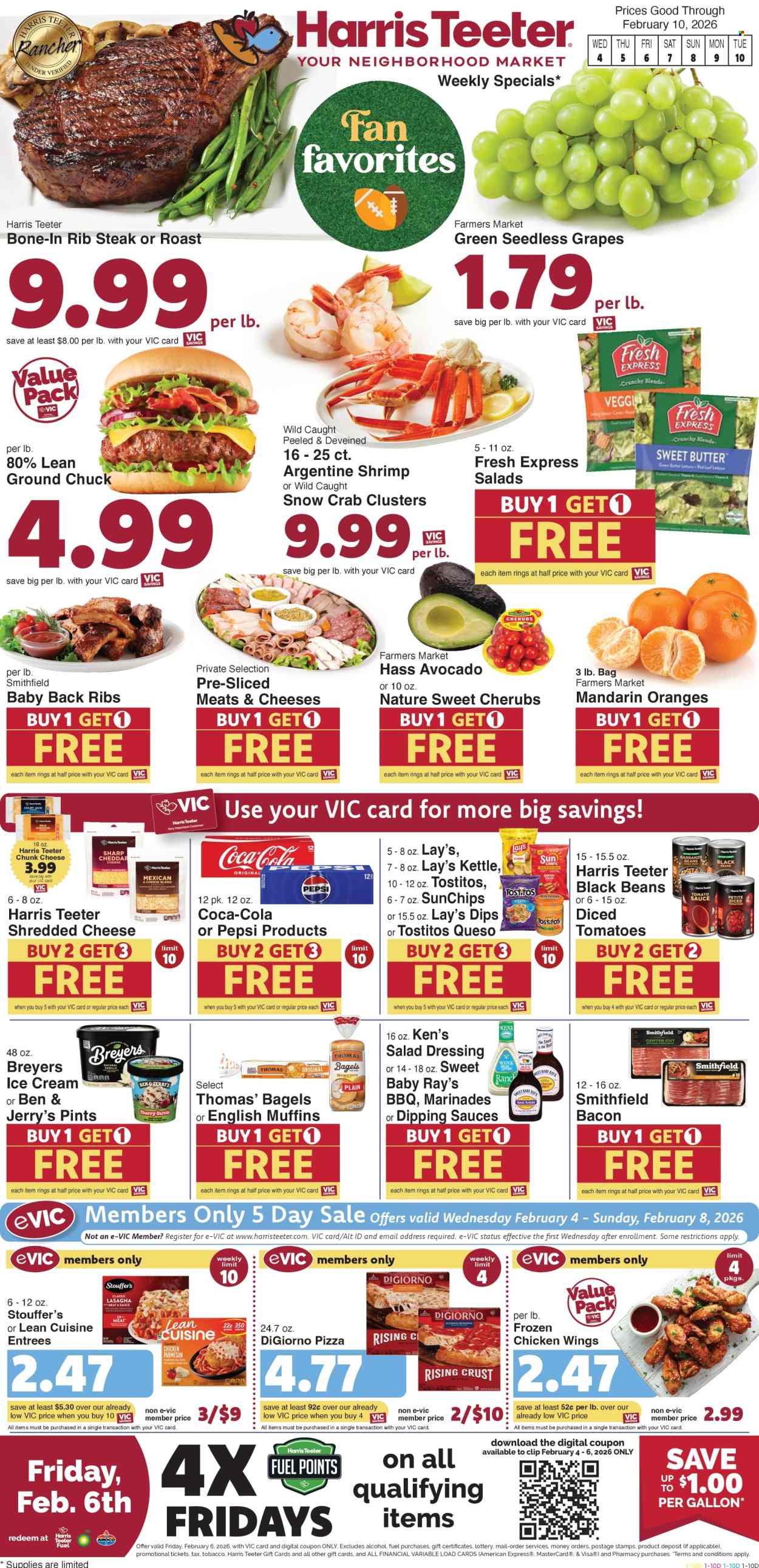 Harris Teeter ad - 02/04/2026 - 02/10/2026. Page 1