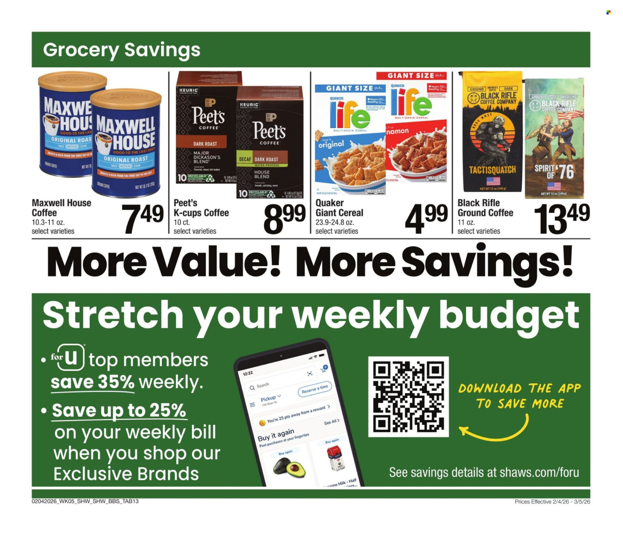 Shaw’s ad - 02/04/2026 - 03/05/2026. Page 13