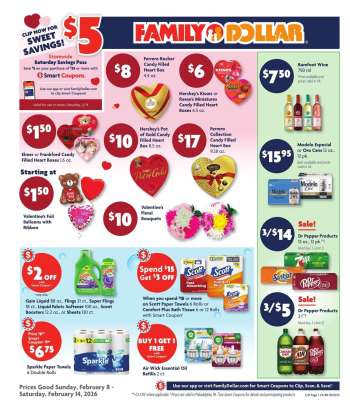 Family Dollar Flyer - 02/08/2026 - 02/14/2026.