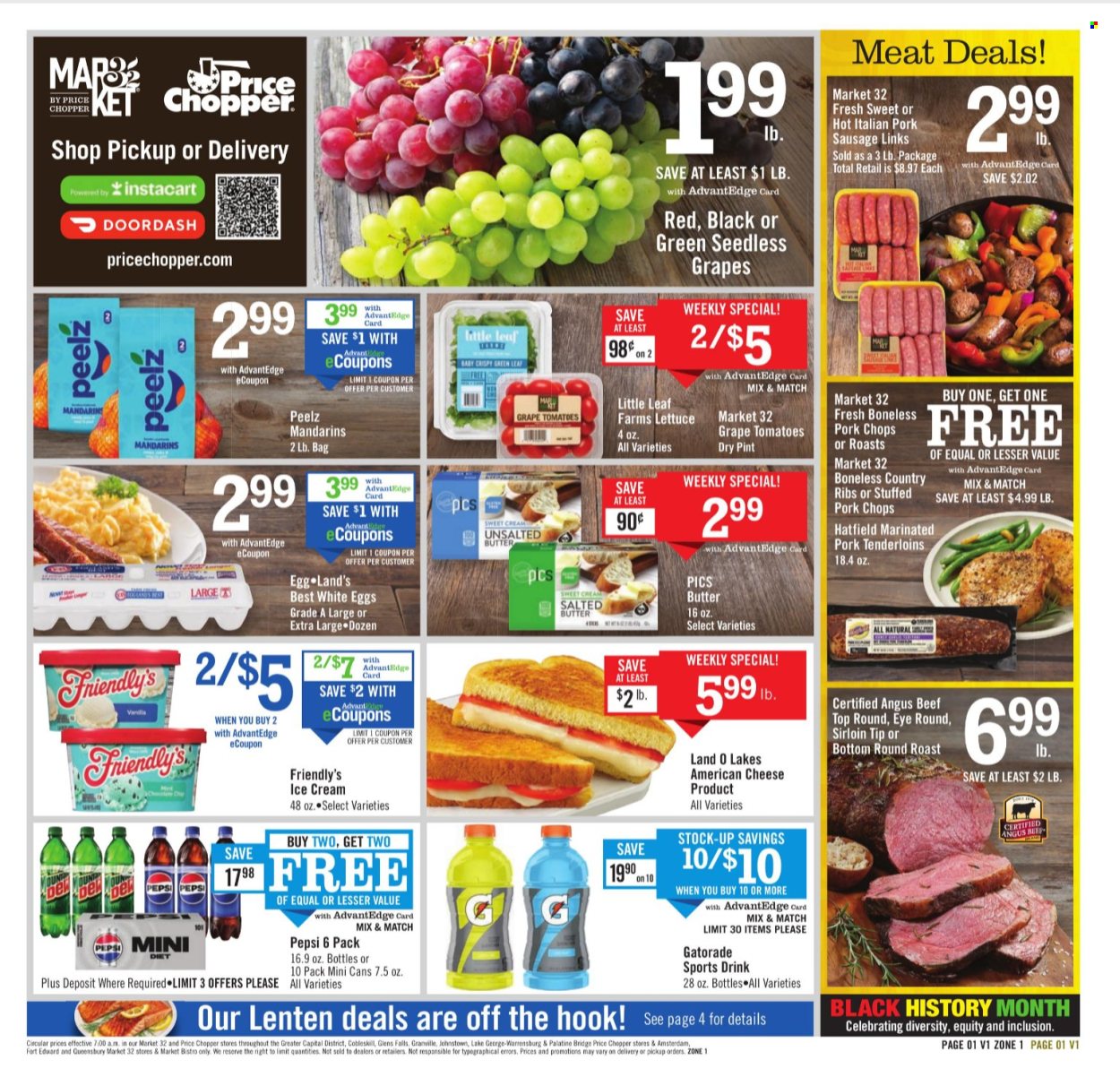 Price Chopper ad - 02/15/2026 - 02/21/2026. Page 1