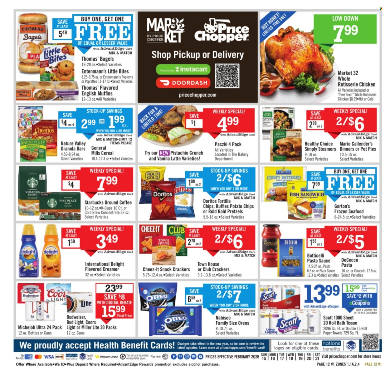 Price Chopper ad - 02/15/2026 - 02/21/2026. Page 12