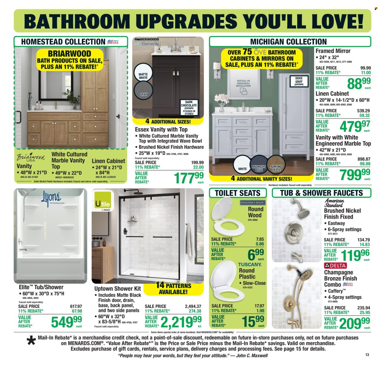 Menards ad - 02/15/2026 - 03/01/2026. Page 18