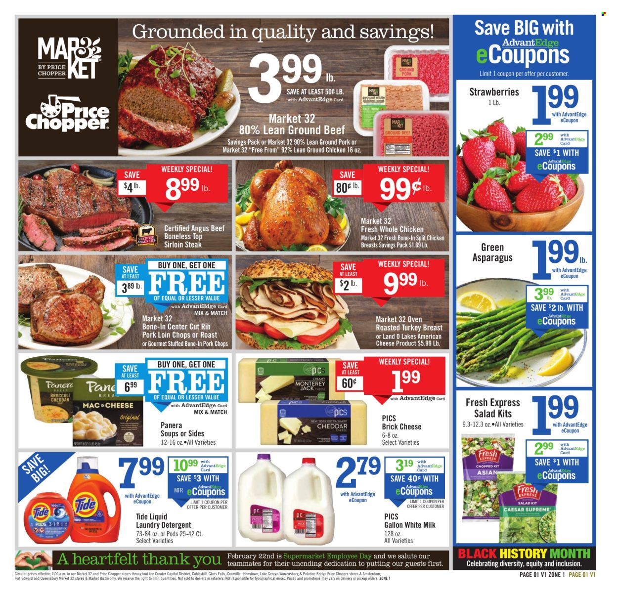 Price Chopper ad - 02/22/2026 - 02/28/2026. Page 1