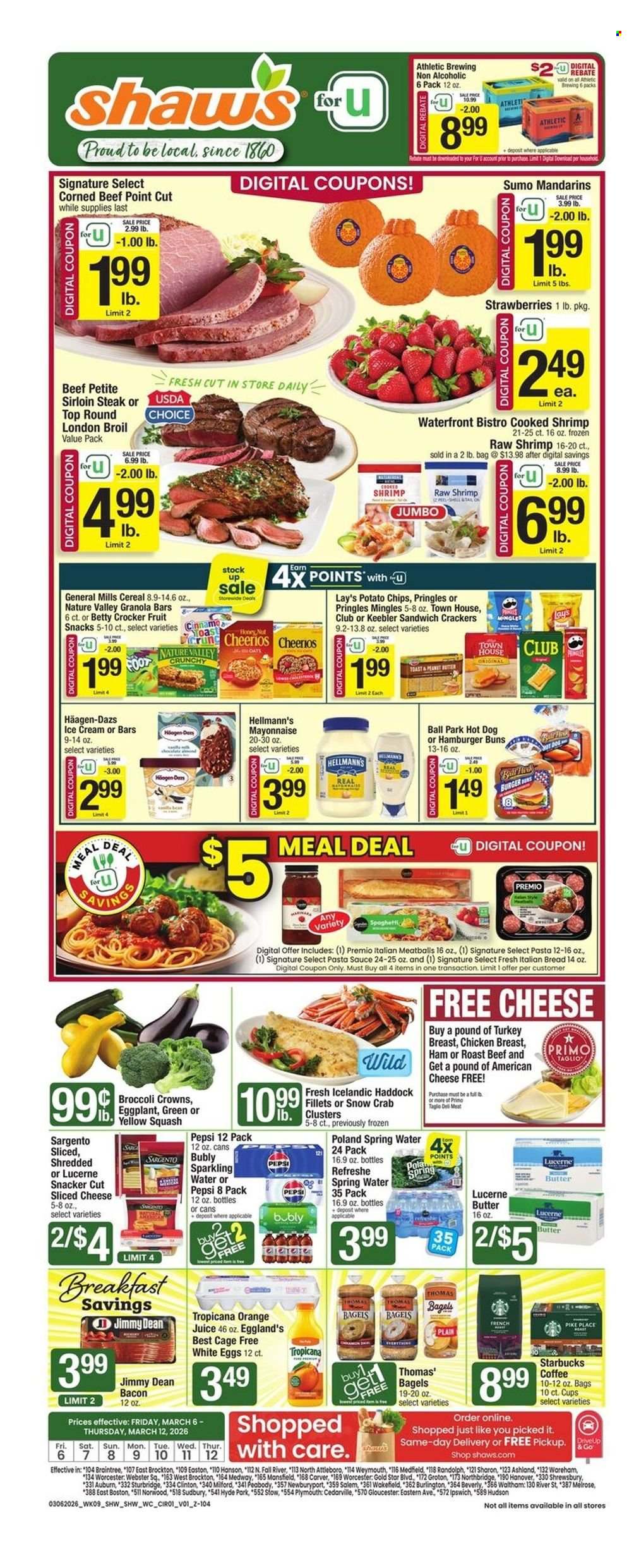 Shaw’s ad - 03/06/2026 - 03/12/2026. Page 1