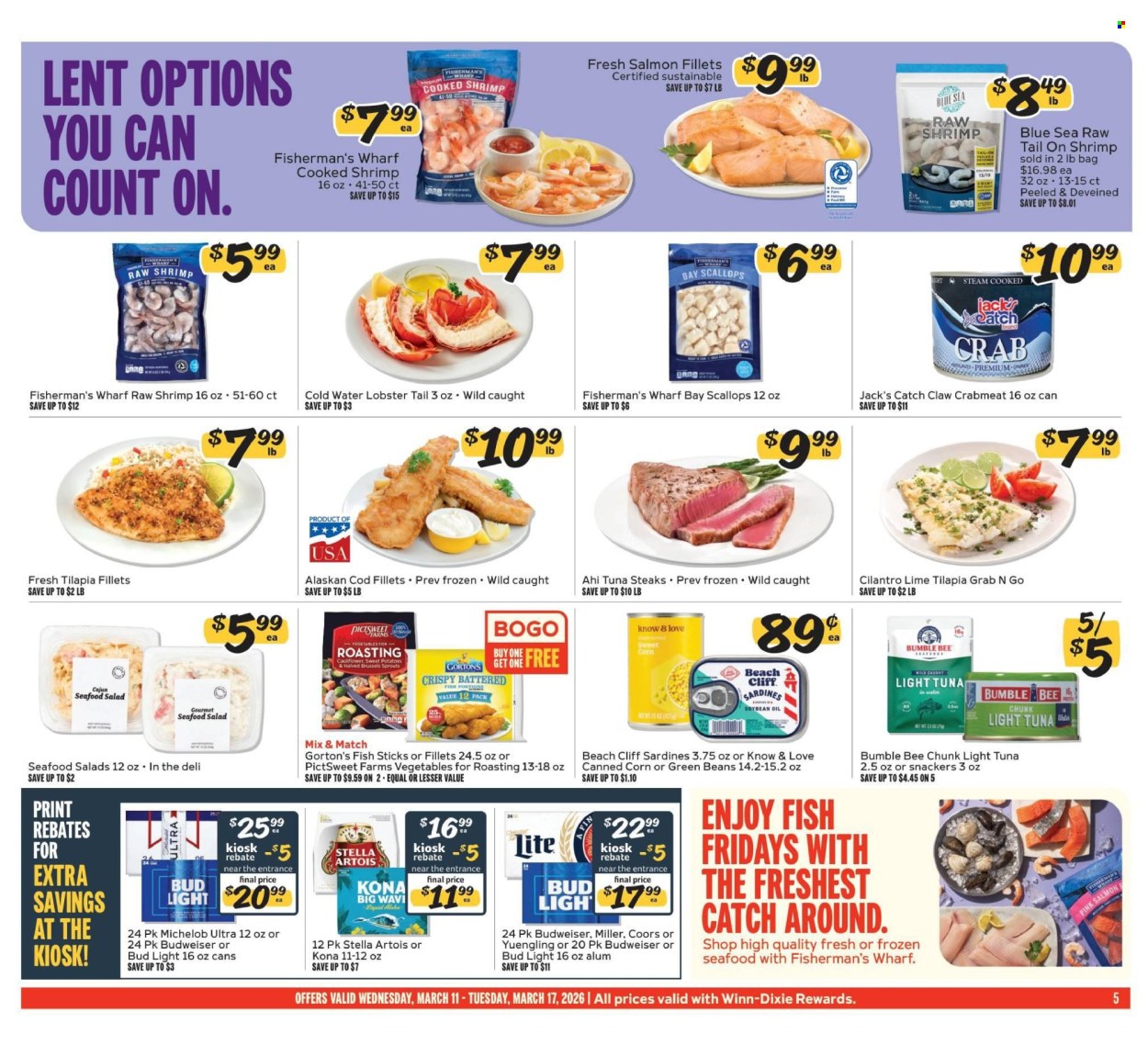 Winn Dixie ad - 03/11/2026 - 03/17/2026. Page 5