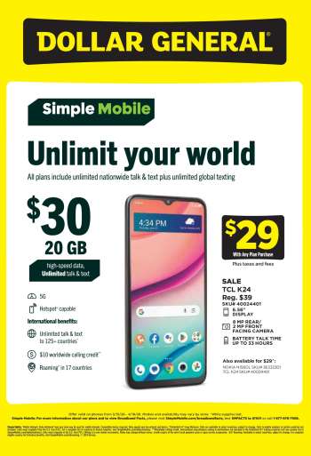 Dollar General Flyer - 03/15/2026 - 04/18/2026.