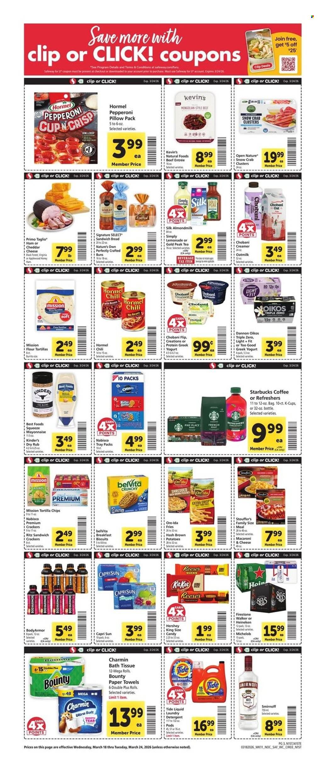 Safeway ad - 03/18/2026 - 03/24/2026. Page 3
