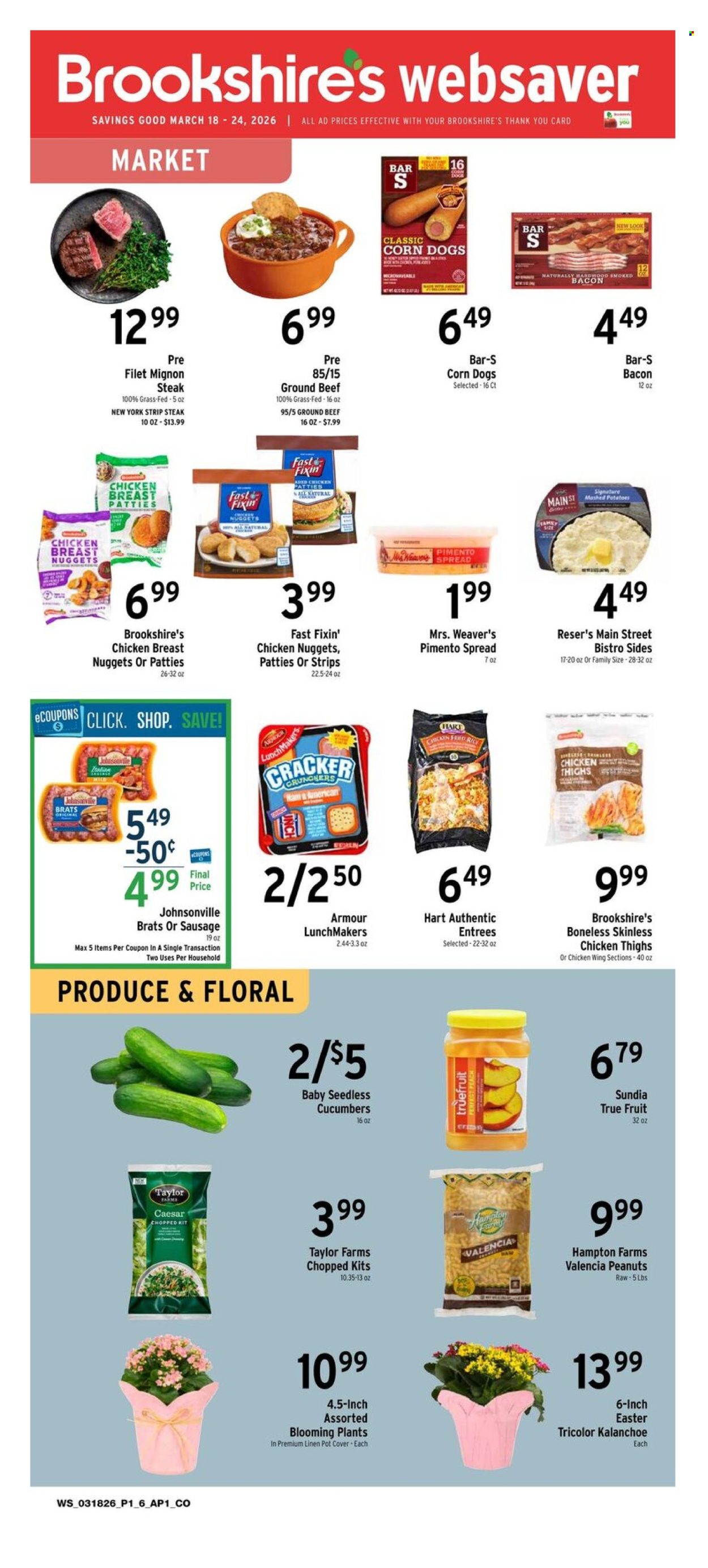 Brookshires ad - 03/18/2026 - 03/24/2026. Page 1
