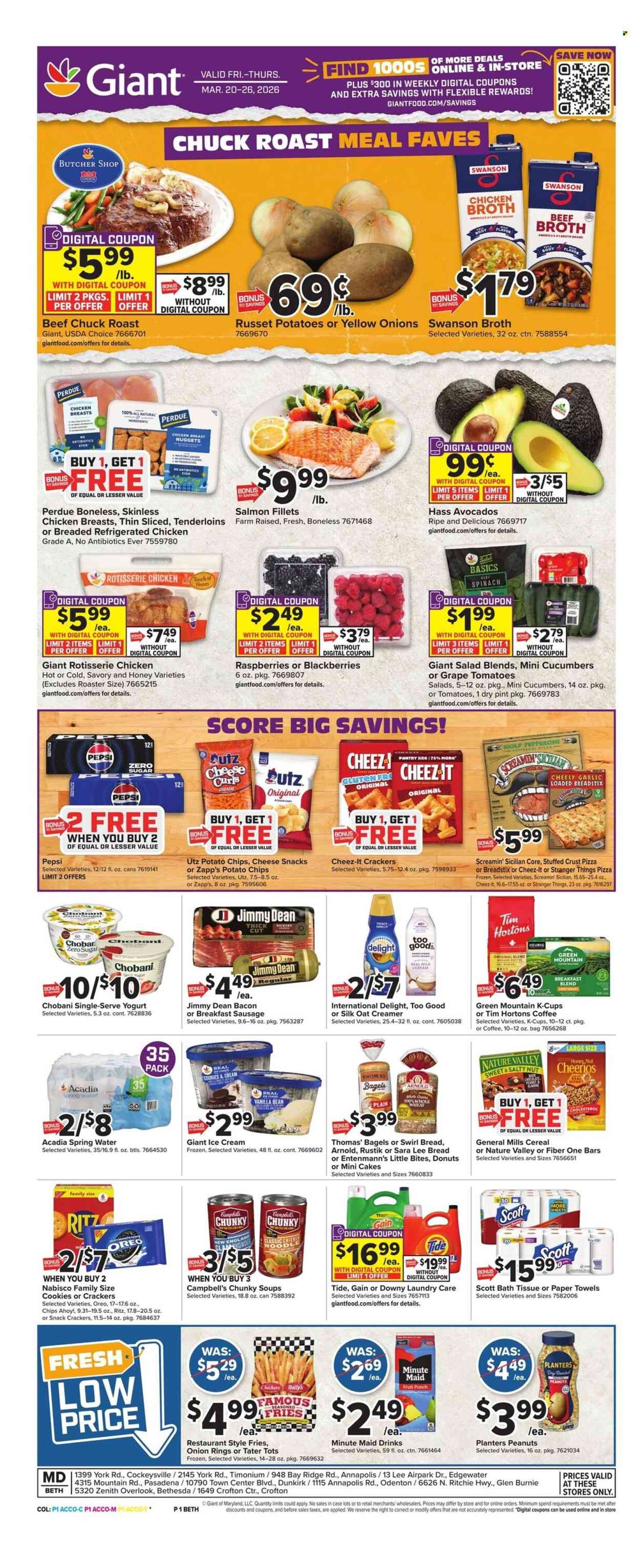 Giant Food ad - 03/20/2026 - 03/26/2026. Page 1