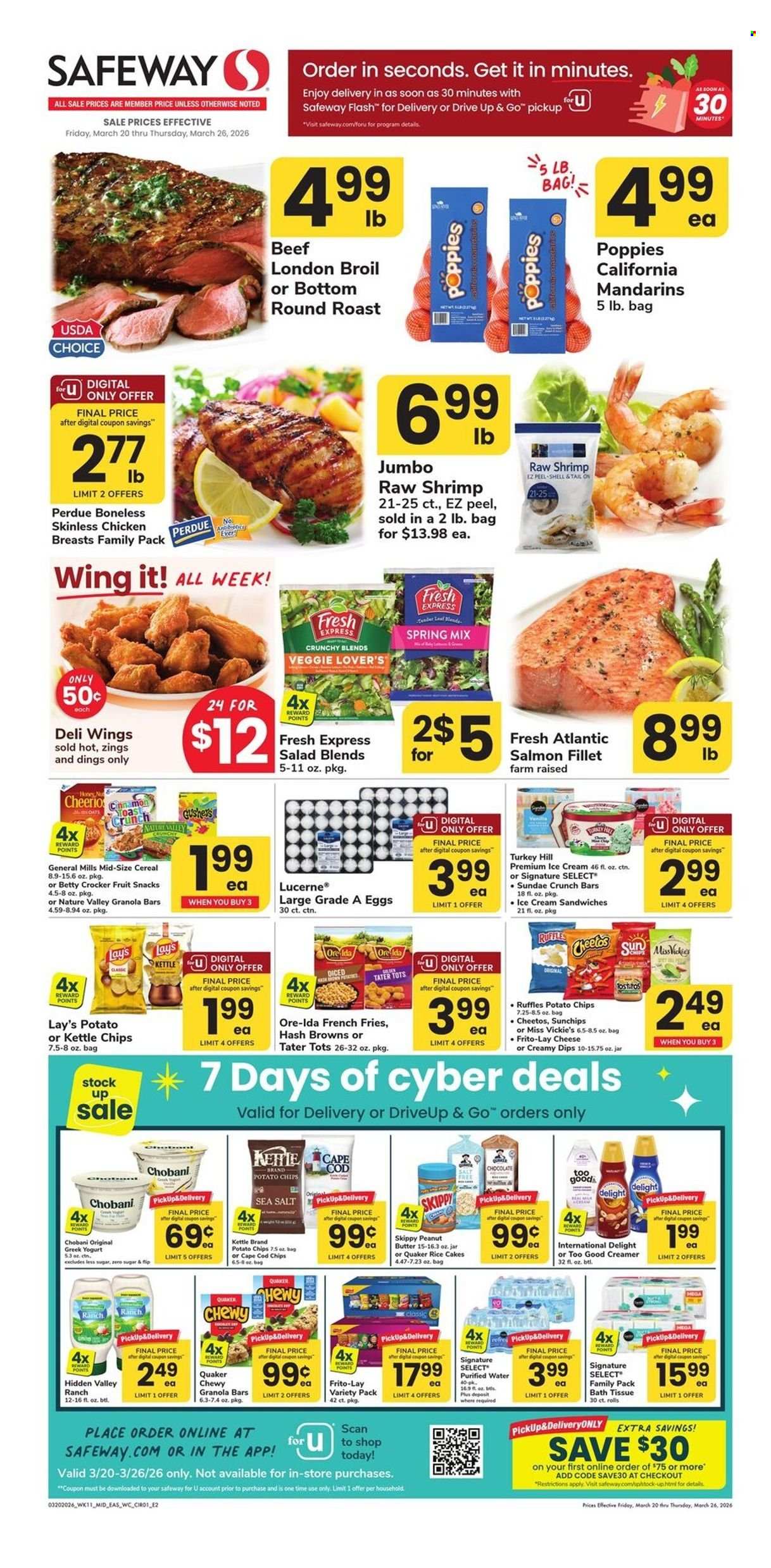 Safeway ad - 03/20/2026 - 03/26/2026. Page 1
