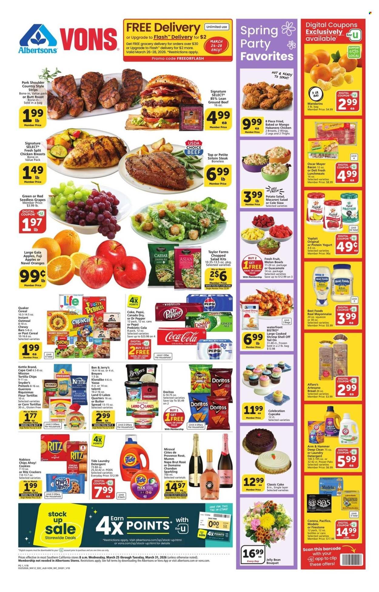 Albertsons ad - 03/25/2026 - 03/31/2026. Page 1