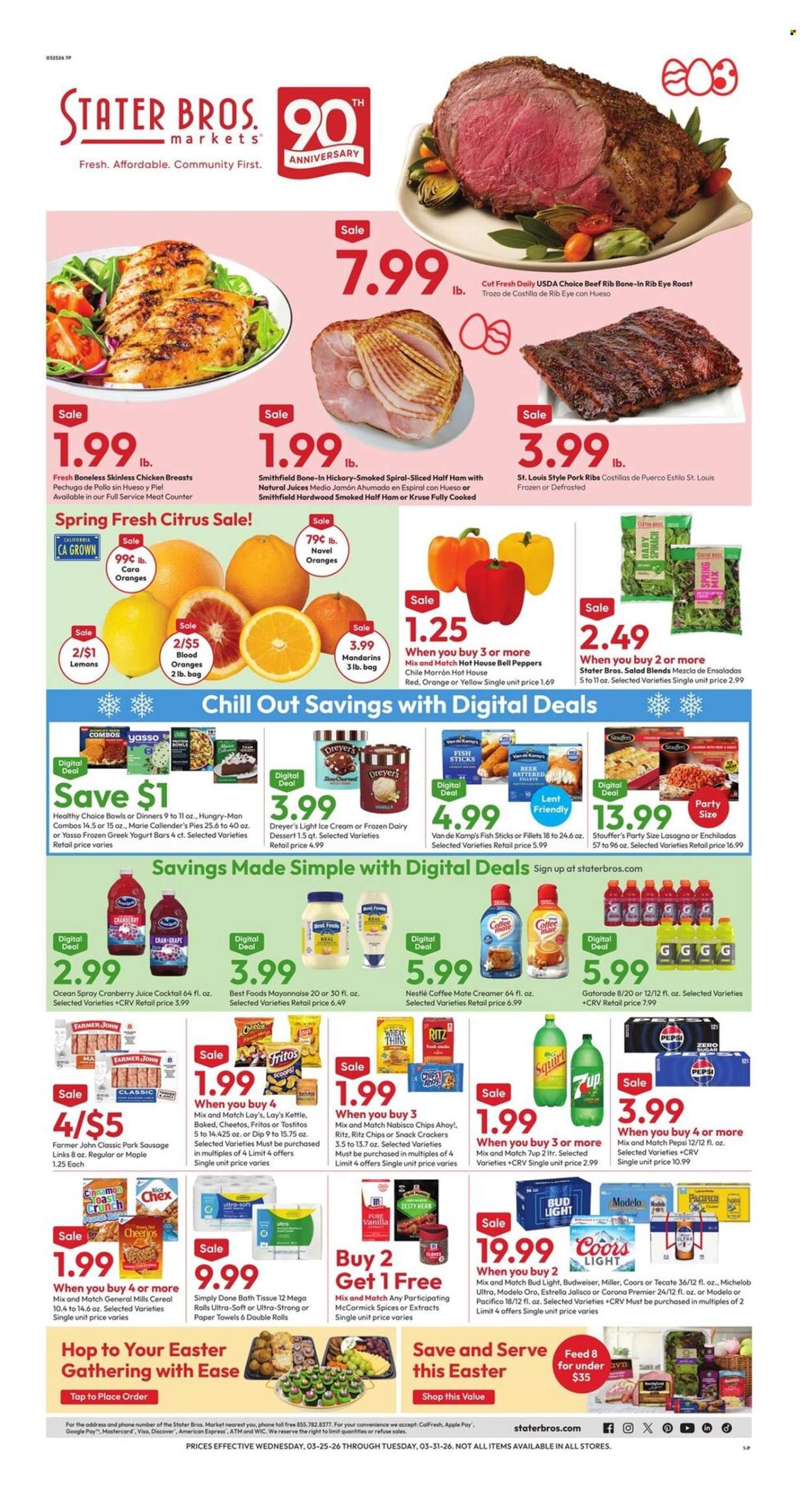Stater Bros. ad - 03/25/2026 - 03/31/2026. Page 1