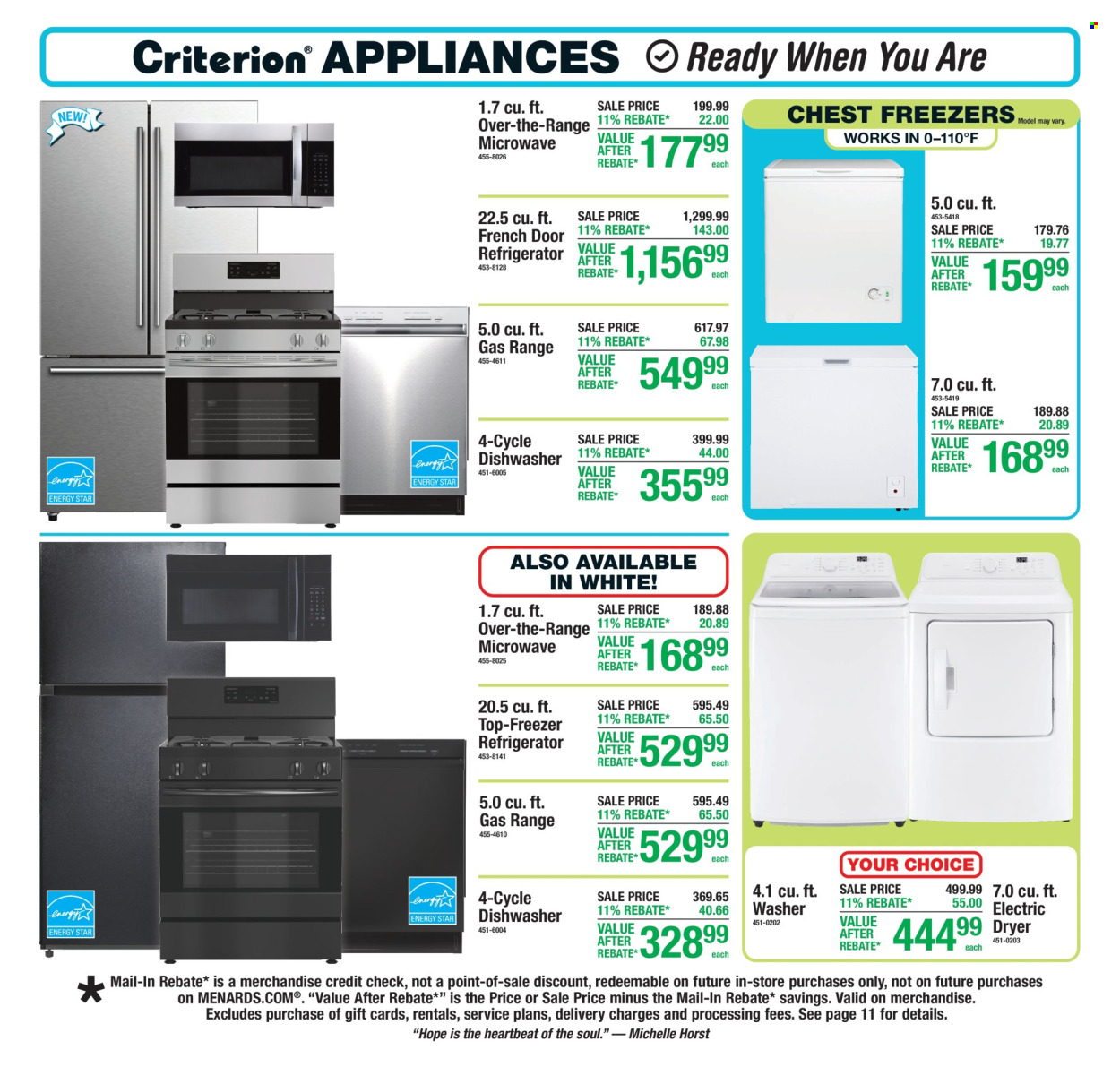 Menards ad - 03/26/2026 - 04/05/2026. Page 18