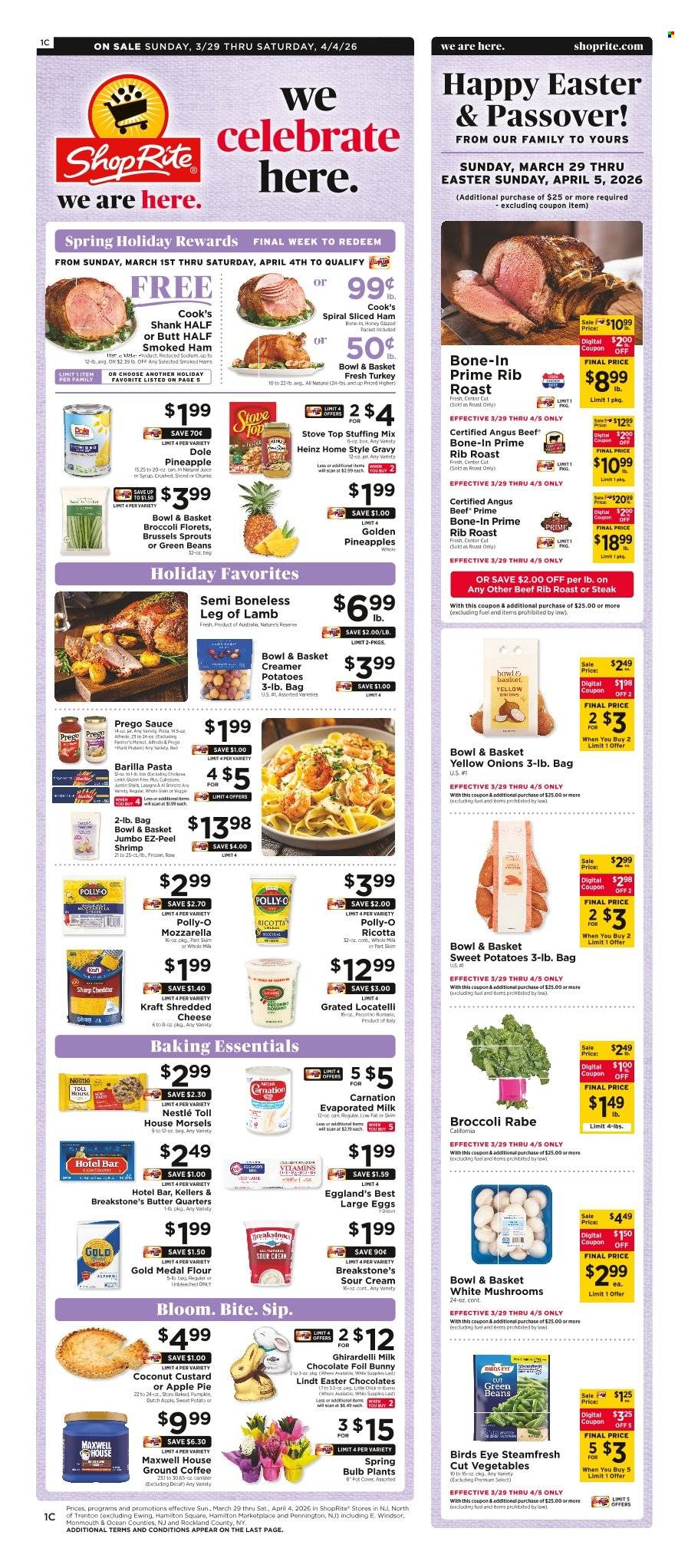 ShopRite ad - 03/29/2026 - 04/04/2026. Page 1