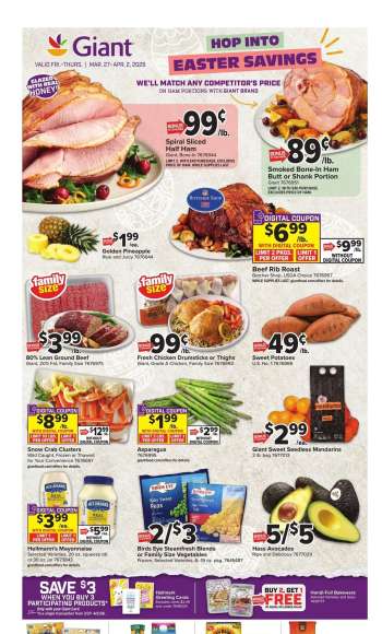 Giant Food Flyer - 03/27/2026 - 04/02/2026.