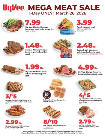 Hy-Vee Flyer - 03/26/2026 - 03/26/2026.