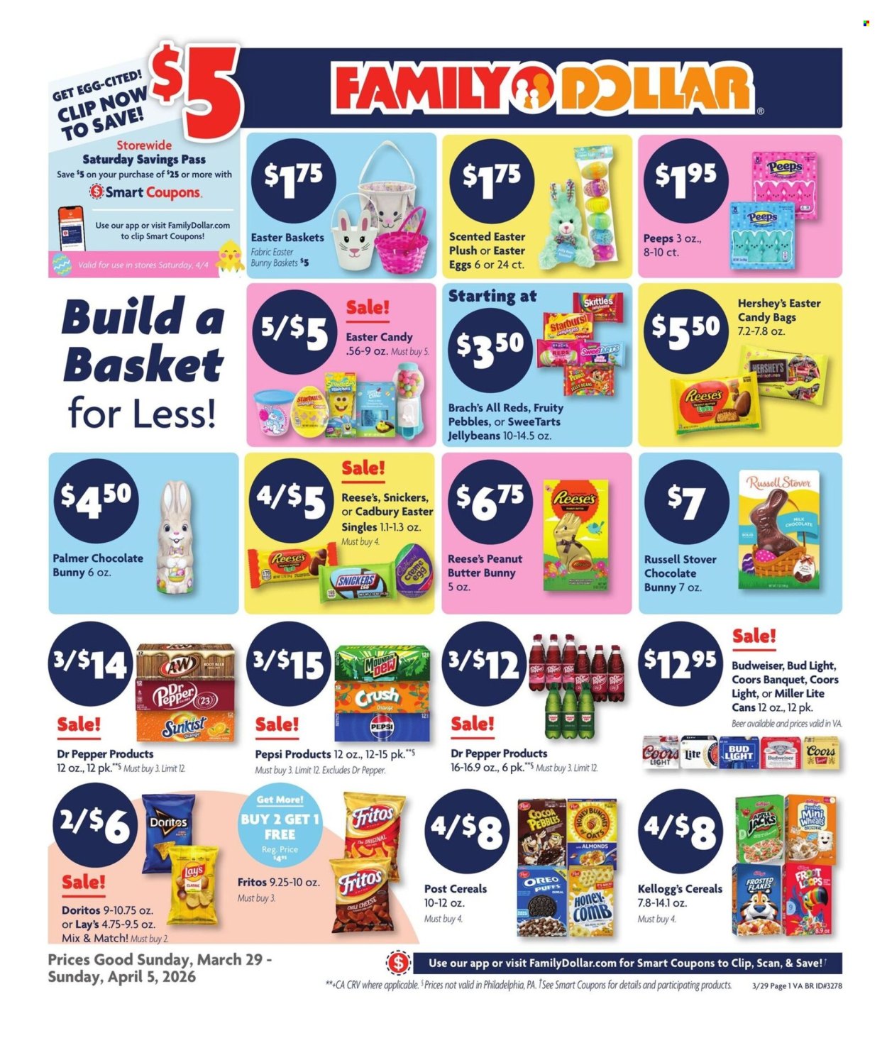 Family Dollar ad - 03/29/2026 - 04/05/2026. Page 1