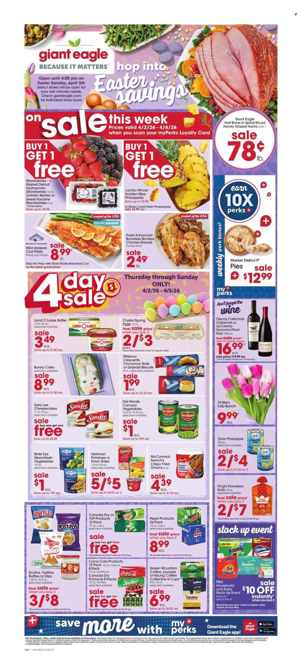 Giant Eagle ad - 04/02/2026 - 04/08/2026. Page 1