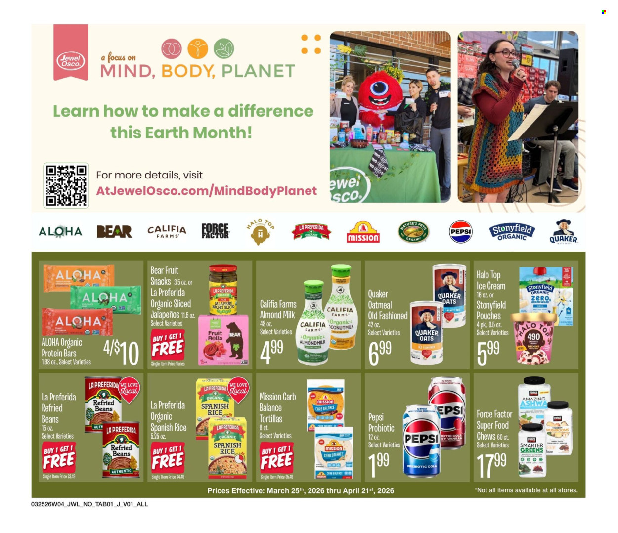 Jewel Osco ad - 03/25/2026 - 04/21/2026. Page 1