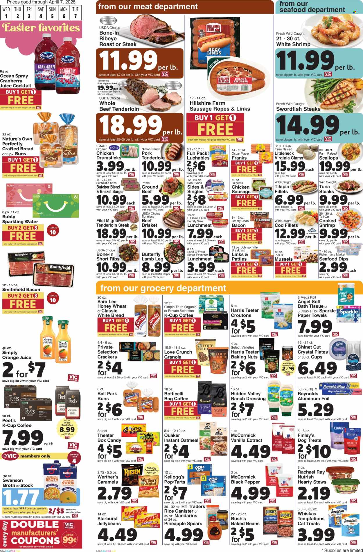 Harris Teeter ad - 04/01/2026 - 04/07/2026. Page 2