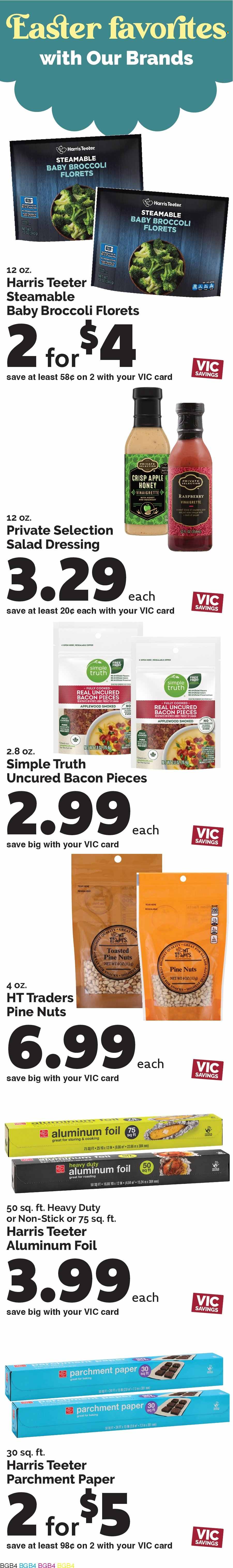 Harris Teeter ad - 04/01/2026 - 04/07/2026. Page 4