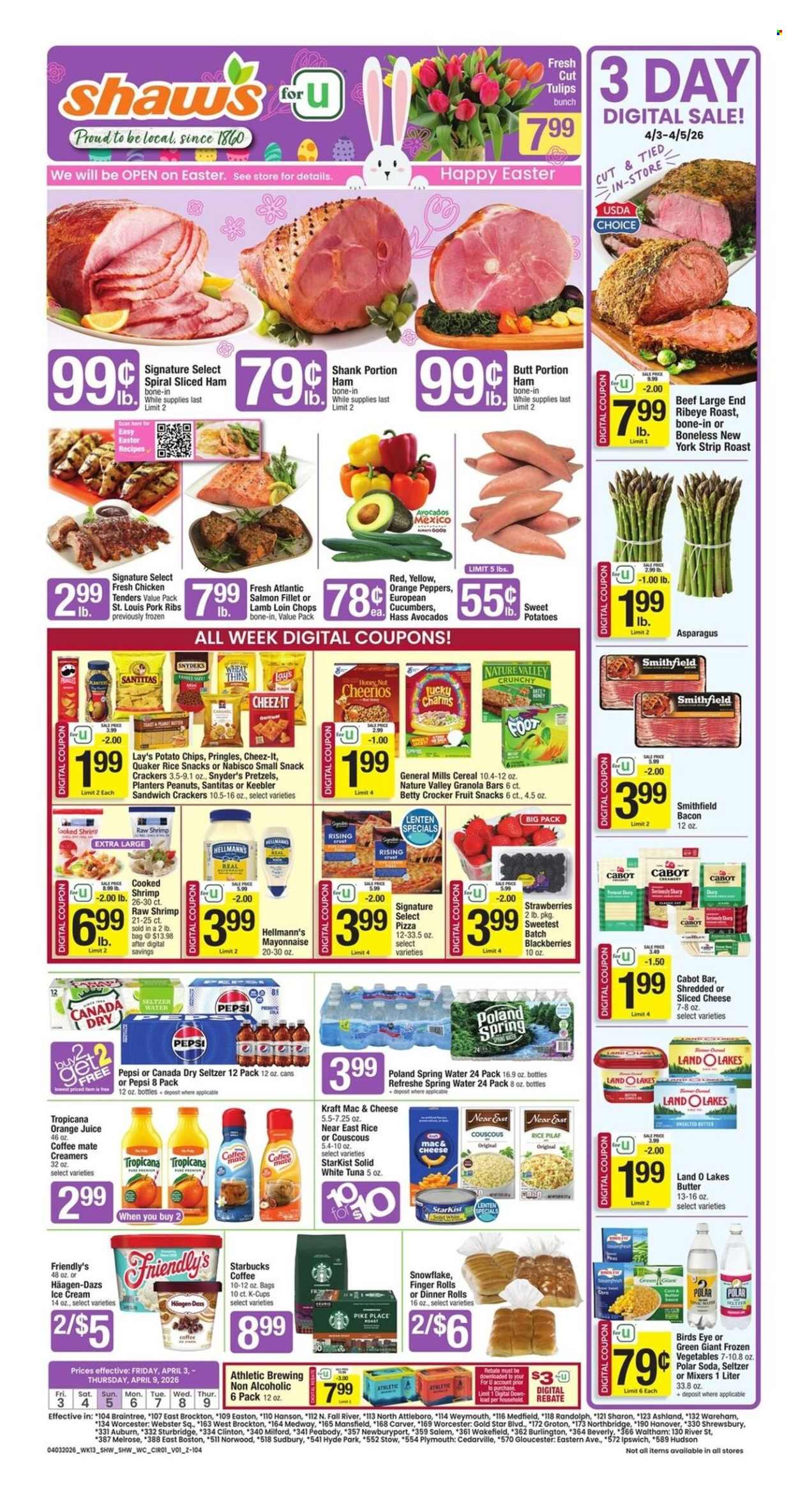 Shaw’s ad - 04/03/2026 - 04/09/2026. Page 1